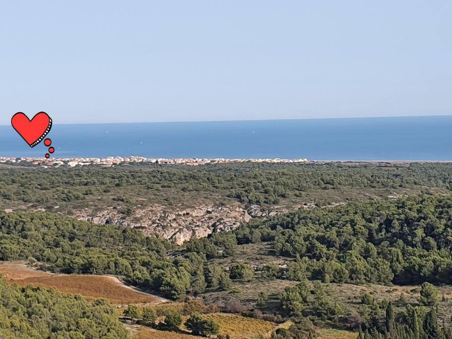 T2 Cosy A La Plage, Terrasse Vue Sur Mer Et Parking Privatif Narbonne Extérieur photo